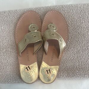 Jack Rogers Women's Gold Sandals